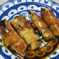 ぶじりん's cooksnap of when they made なすの豚肉まきまき.