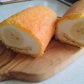 にゃんがす's cooksnap of when they made しっとりふわふわ✿外巻きロールケーキ✿.