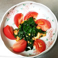 とらかんかん's cooksnap of when they made オカワカメと納豆のサラダ トマト添えて.