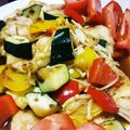 ☆☆あっきん☆☆'s cooksnap of when they made お酢でさっぱり！鶏ムネ肉と夏野菜炒め.