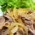 ゆうにゃん10's cooksnap of when they made 簡単！おいしい。豚コマとネギの生姜焼き。.