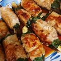 ちょこみんと︎︎'s cooksnap of when they made ナスの大葉肉巻き.