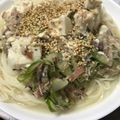 リン012's cooksnap of when they made さば味噌缶で速攻冷や汁.