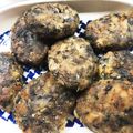 masaju's cooksnap of when they made サバの水煮缶で♡蓮根とサバのハンバーグ♡.