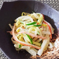 ＊emiii＊'s cooksnap of when they made 簡単！カニかま&もやしの辛子ごまマヨ和え.