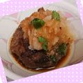 maruball's cooksnap of when they made 美味しい！和風おろしハンバーグ♪.