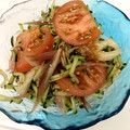 みねこ０４13's cooksnap of when they made トマトときゅうりと茗荷のおつまみサラダ.