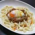 （o・ω・o）'s cooksnap of when they made レンジで簡単！温玉納豆マヨぶっかけうどん.