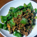 クック9SLC7M☆'s cooksnap of when they made 簡単美味しい♫挽肉と彩りピーマン味噌炒め.