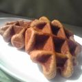 明日見's cooksnap of when they made クイックワッフル（Wチョコ）.