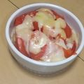 きらり流れ星's cooksnap of when they made とにかく少ない材料♪トマトチーズピザ風味.