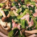 しみあお's cooksnap of when they made 小松菜とハムのチーズ炒め.
