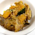 ぷ〜たろ's cooksnap of when they made 簡単♡豚肉とカボチャの炒め物.
