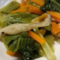 白リス's cooksnap of when they made 小松菜・シメジ・人参の煮浸し.