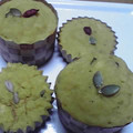 chikitica's cooksnap of when they made かぼちゃとチーズのおからたっぷり☆マフィン.