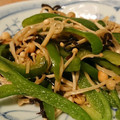 ジュンおじ's cooksnap of when they made 簡単！ピーマンとエノキダケの塩昆布あえ.