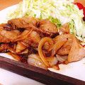 クックL2FJO8☆'s cooksnap of when they made しゃきしゃき生姜のしょうが焼き.