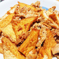ナーちゃん's cooksnap of when they made 豚肉と厚揚げのオイスターソース炒め.