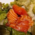 ふんふんふんのふん's cooksnap of when they made サーモンのブラックペッパー漬け丼.
