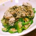 クックI7I5L1☆'s cooksnap of when they made オクラとろろ昆布.