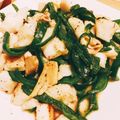 ねこ's cooksnap of when they made イカとピーマンの塩バターにんにく炒め.