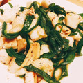 ねこ's cooksnap of when they made イカとピーマンの塩バターにんにく炒め.
