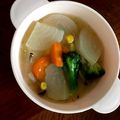 LuckyBerry's cooksnap of when they made 大根とブロッコリーの中華風あんかけ.