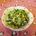 龍青空ママ's cooksnap of when they made 小松菜じゃこたまご♪.