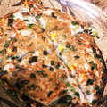 まわりてめくるん's cooksnap of when they made ふんわりとろとろ⁂山芋とニラのお焼き.