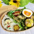 ３匹の大ぶたママ's cooksnap of when they made パーティー☆茄子のトマト春巻き.