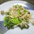 ジョングレ's cooksnap of when they made 小松菜としめじのツナ昆布あえ♪.