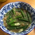 なみか☆'s cooksnap of when they made 糖質制限★茹でるだけ オクラのおろし和え.