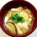 オウジリリノエ's cooksnap of when they made ✿さつまいものお味噌汁✿.