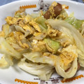 miwaco1207's cooksnap of when they made 朝食に☆ソーセージとキャベツ卵マヨ炒め.