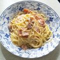 モモキト's cooksnap of when they made 直伝★カルボナーラ.