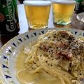 ざみあ's cooksnap of when they made カルボナーラ(生クリーム、牛乳不使用).