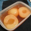 えさひりも's cooksnap of when they made 材料4つ!まるで缶詰!簡単桃のコンポート.