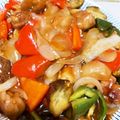 ゆー1024's cooksnap of when they made 豚こま肉で☆なんちゃって肉団子？酢豚？.