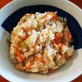 umapan's cooksnap of when they made かぶの葉で炊き込みご飯.