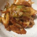 トマトチェリーママ's cooksnap of when they made ちくわと白ねぎのコチュジャン炒め.