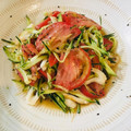おづきのこ's cooksnap of when they made トマトときゅうりと茗荷のおつまみサラダ.