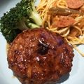 たらみっく's cooksnap of when they made m節約！絶品もやし入り照り焼きバーグ.
