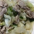 ちゃぎー's cooksnap of when they made ポン酢で豚こまとキャベツの生姜焼き.