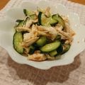かなごろう(*^^*)'s cooksnap of when they made ささみとキュウリの梅肉あえ.