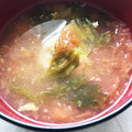 めりーがっつさぶ's cooksnap of when they made レタスとトマトのたまごスープ.