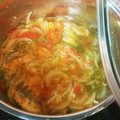 keetang's cooksnap of when they made 夏風邪☆オクラとトマトと鱈のスープ仕立て.
