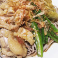 茜音＊'s cooksnap of when they made 蒸し鶏と焼きナスの冷たい蕎麦.