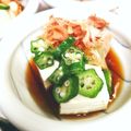 まさぎん's cooksnap of when they made オクラのねばねば☆冷奴.