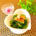 hikarin♪'s cooksnap of when they made 小松菜のポン酢和え.