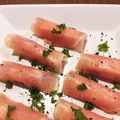 そみゆ's cooksnap of when they made 酒のさかな♪生ハム&クリームチーズ巻き.